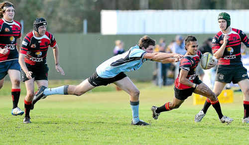 Coffs Rugby Crushers’ outside back Karrnunny Pearce impressed playing for the MNC Axemen Colts team on the weekend. Coffs Rugby Crushers’ outside back Karrnunny Pearce impressed playing for the MNC Axemen Colts team on the weekend.